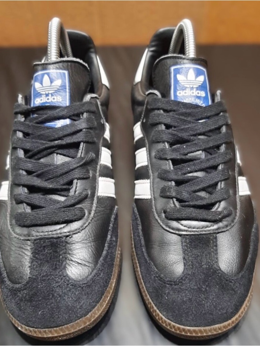 Adidas Samba Originals OG Black White Blue Label Sneakers Shoes B75807 (#2023 ) - Picture 3 of 3